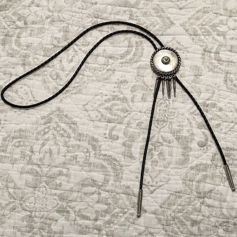 Vintage bolo necktie necklace